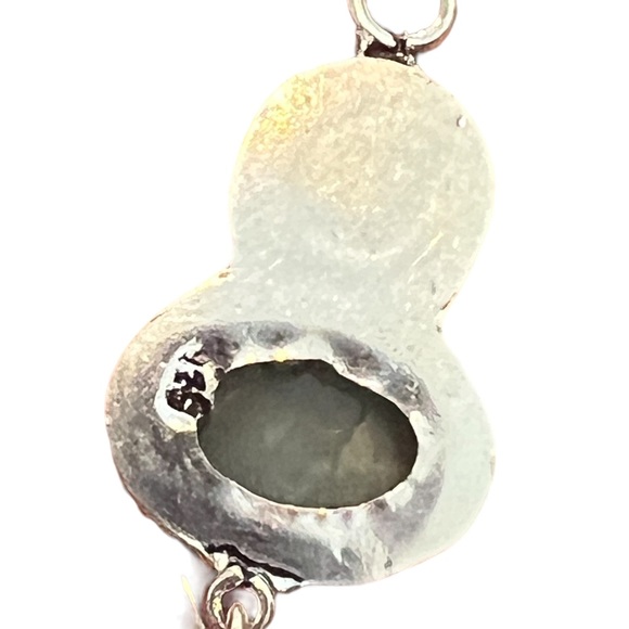 Amethyst, Aquamarine & Rainbow 🌈 Moonstone Handcrafted Pendant NWOT - Picture 11 of 17